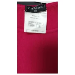Chanel 2010 Rosa Strick-Midi-Pullover-Kleid Pink 13 Chanel 2010 Rosa Strick-Midi-Pullover-Kleid Pink -Deutschland Fem Leucht Verkaufs-Shop 807488 6