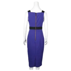 Ted Baker Lila Kleid Mit Schwarzen Stretch-Trägern -Deutschland Fem Leucht Verkaufs-Shop 809671 3
