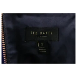Ted Baker Lila Kleid Mit Schwarzen Stretch-Trägern -Deutschland Fem Leucht Verkaufs-Shop 809671 5
