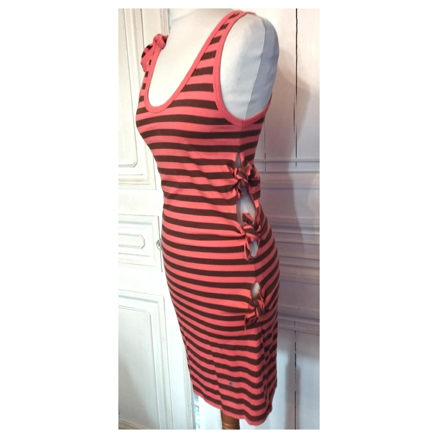 SONIA RYKIEL KLEID KLEIDÖFFNUNGEN SCHMETTERLINGE TM ODER T 36/38 Mehrfarben 3 SONIA RYKIEL KLEID KLEIDÖFFNUNGEN SCHMETTERLINGE TM ODER T 36/38 Mehrfarben – Bild 3