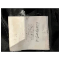 Yves Saint Laurent YSL Seidenboucle-Kleid In Schwarz Und Weiß -Deutschland Fem Leucht Verkaufs-Shop 830119 5