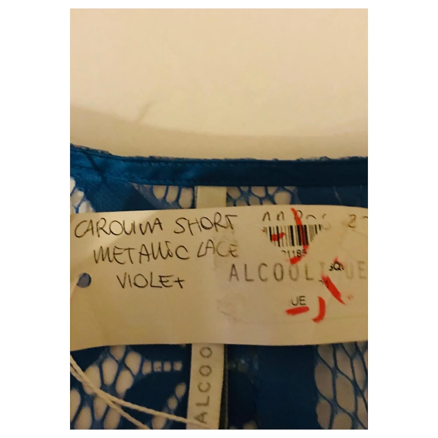 Autre Marque Alkoholisches Guipure-Kleid Blau 5 Autre Marque Alkoholisches Guipure-Kleid Blau – Bild 5