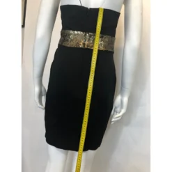 Robert Rodriguez Trägerloses Kleid Schwarz -Deutschland Fem Leucht Verkaufs-Shop 85596 10