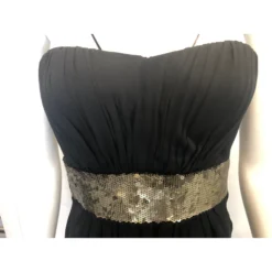 Robert Rodriguez Trägerloses Kleid Schwarz -Deutschland Fem Leucht Verkaufs-Shop 85596 7