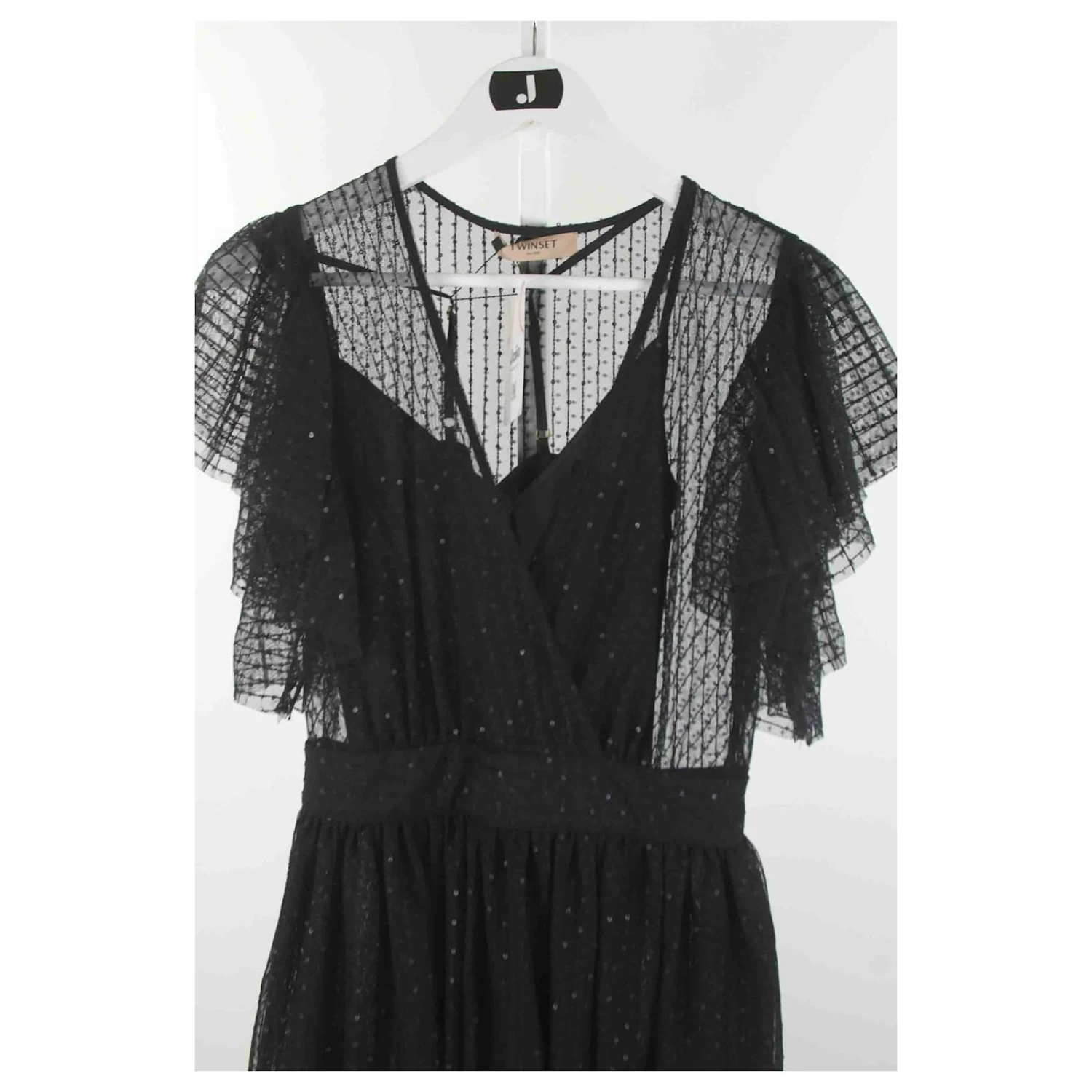 Autre Marque Twinset-Kleid 36 Schwarz 2 Autre Marque Twinset-Kleid 36 Schwarz – Bild 2