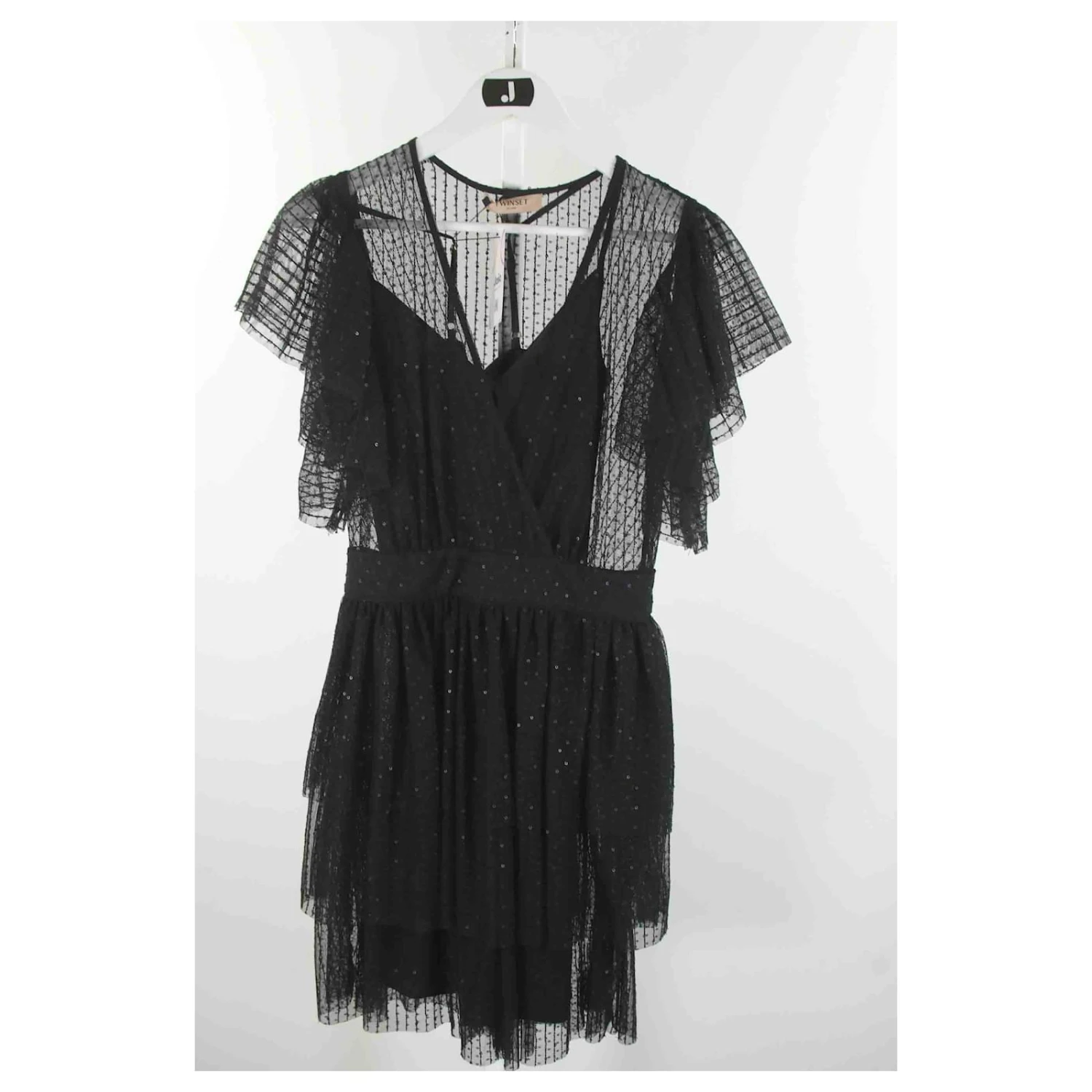 Autre Marque Twinset-Kleid 36 Schwarz 4 Autre Marque Twinset-Kleid 36 Schwarz – Bild 4