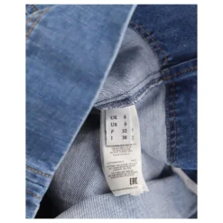 Victoria Beckham T-Shirt-Kleid Mit Tiefem V Aus Blauer Baumwolle -Deutschland Fem Leucht Verkaufs-Shop 860439 5