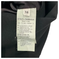 *Dolce & Gabbana Kleid Mit Blumenstickerei Schwarz -Deutschland Fem Leucht Verkaufs-Shop 861471 3