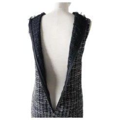 *Ärmelloses Kleid Aus Dolce & Gabbana Tweed Schwarz Pink Weiß 8 *Ärmelloses Kleid Aus Dolce & Gabbana Tweed Schwarz Pink Weiß -Deutschland Fem Leucht Verkaufs-Shop 862514 4