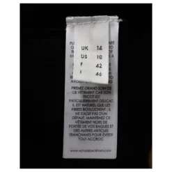 Victoria Beckham Kleid Mit Stehkragen Aus Schwarzer Viskose -Deutschland Fem Leucht Verkaufs-Shop 863454 5