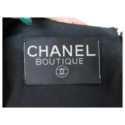 VINTAGE KLEID CHANEL EDELWEISS BLUMEN LANGARM 40 M SAMTKLEID Schwarz 17 VINTAGE KLEID CHANEL EDELWEISS BLUMEN LANGARM 40 M SAMTKLEID Schwarz -Deutschland Fem Leucht Verkaufs-Shop 869991 9