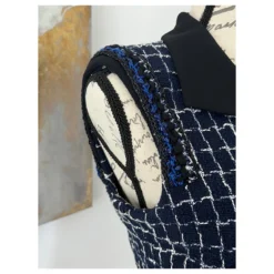 Chanel, 8,7K$ Lesage Tweed-Kleid Blau 19 Chanel, 8,7K$ Lesage Tweed-Kleid Blau -Deutschland Fem Leucht Verkaufs-Shop 876472 10