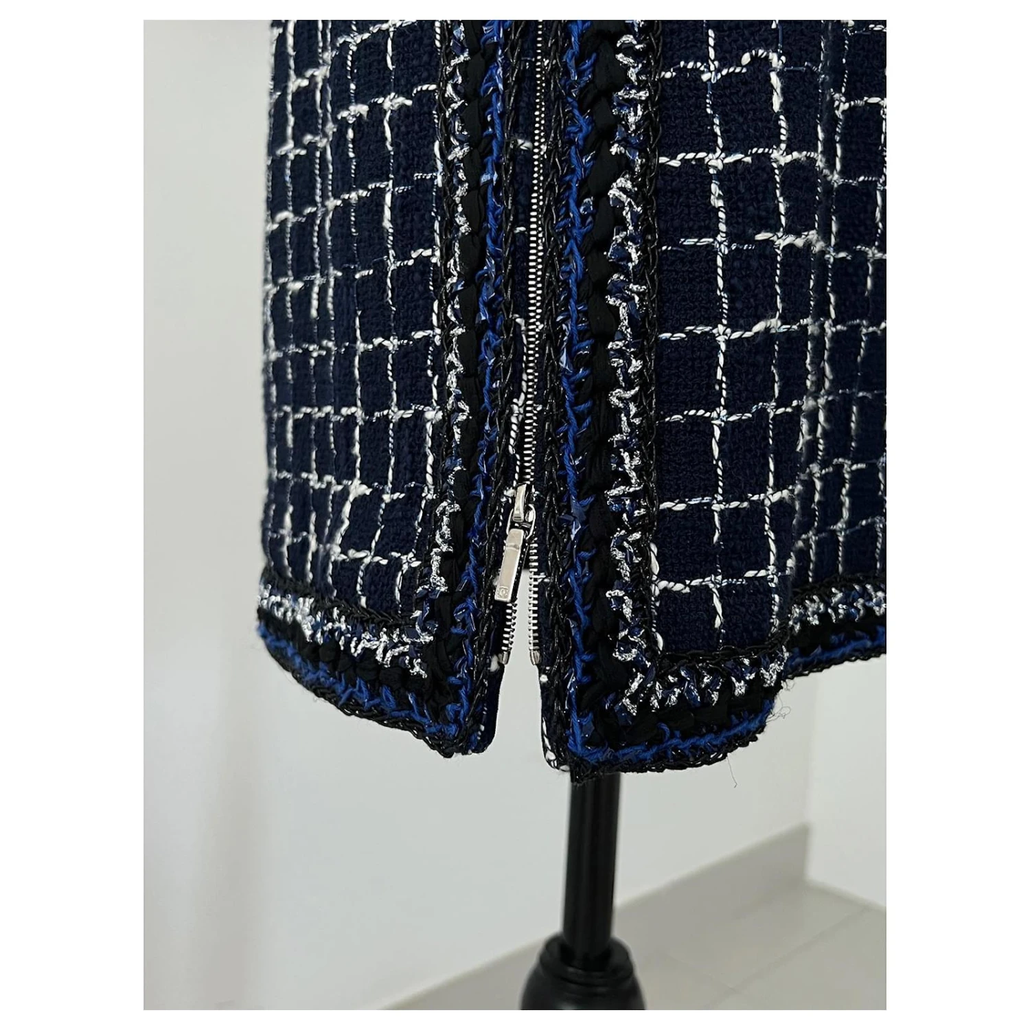 Chanel, 8,7K$ Lesage Tweed-Kleid Blau 8 Chanel, 8,7K$ Lesage Tweed-Kleid Blau – Bild 8