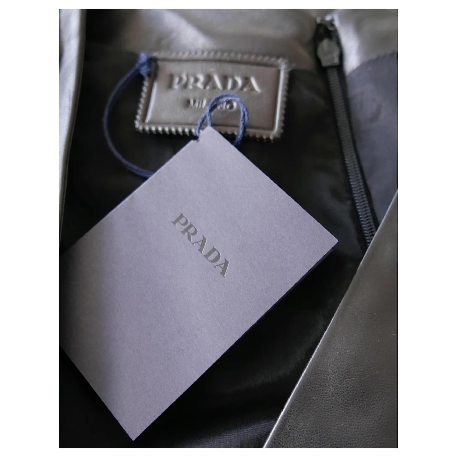 Prada PF15 Schwarzes Kleid Mit Ledergürtel 6 Prada PF15 Schwarzes Kleid Mit Ledergürtel – Bild 6