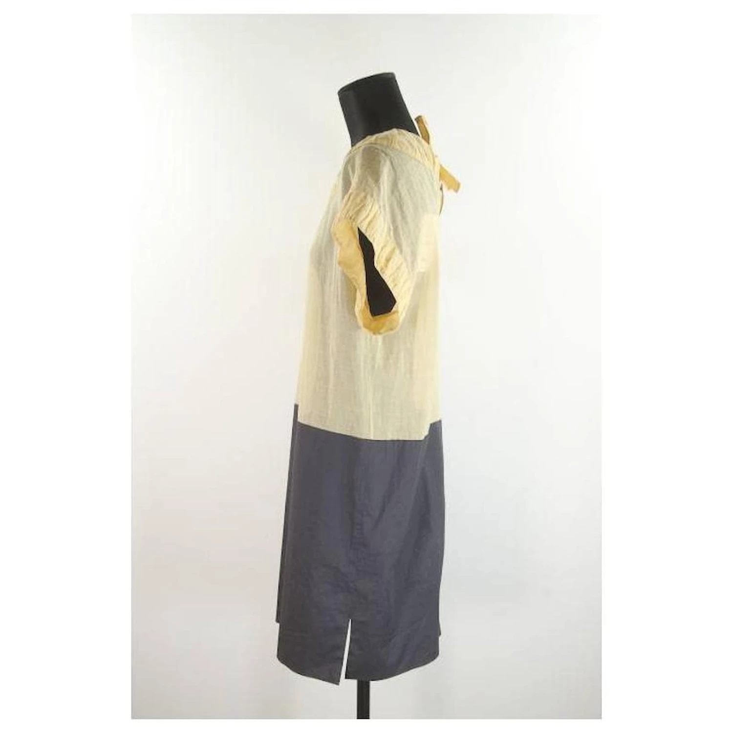 Sonia Rykiel Kleid 40 Gelb 2 Sonia Rykiel Kleid 40 Gelb – Bild 2