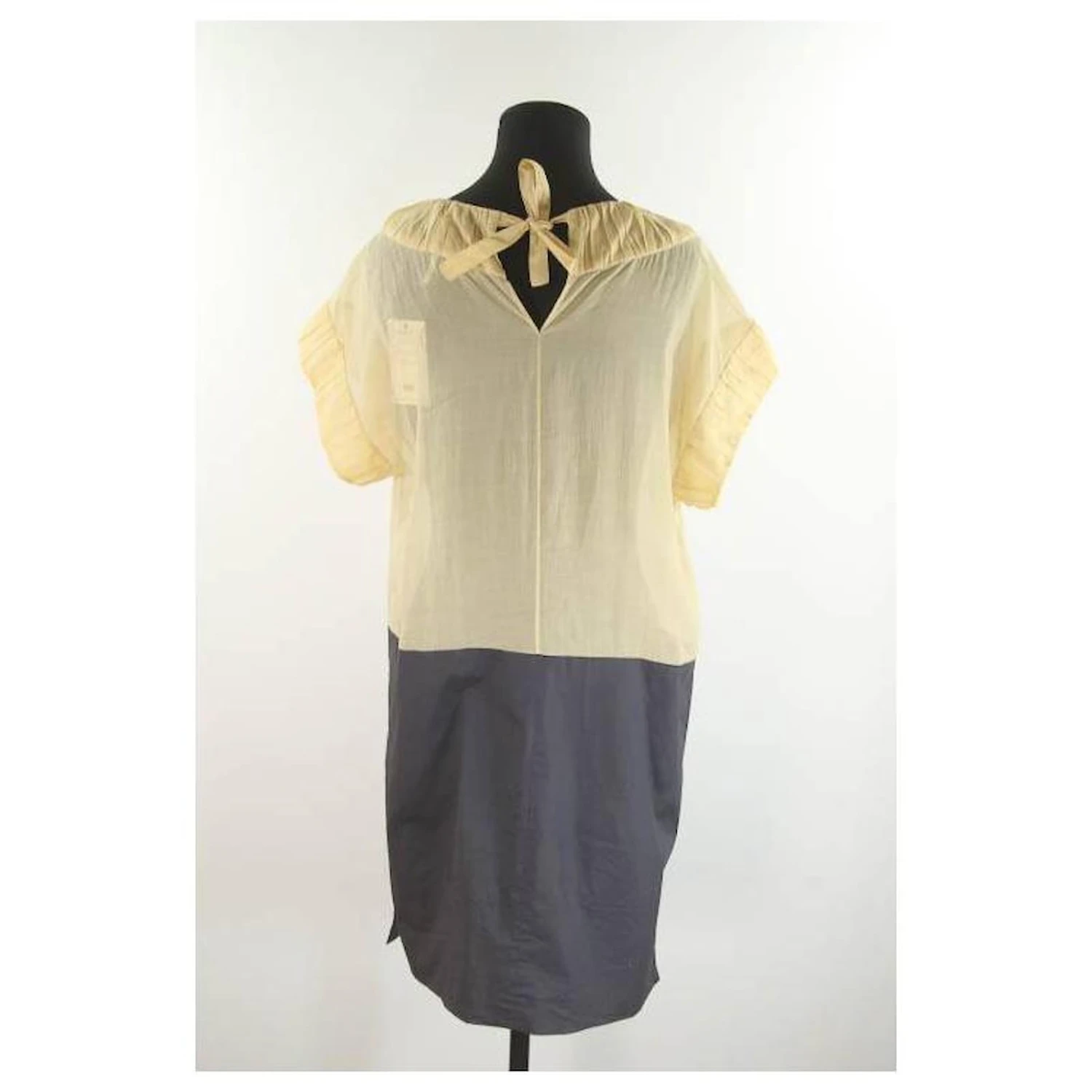 Sonia Rykiel Kleid 40 Gelb 3 Sonia Rykiel Kleid 40 Gelb – Bild 3