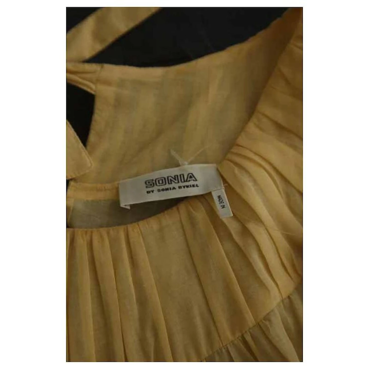 Sonia Rykiel Kleid 40 Gelb 5 Sonia Rykiel Kleid 40 Gelb – Bild 5