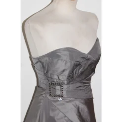 Karen Millen Silber Trägerloses Kleid 10 Karen Millen Silber Trägerloses Kleid -Deutschland Fem Leucht Verkaufs-Shop 89603 5