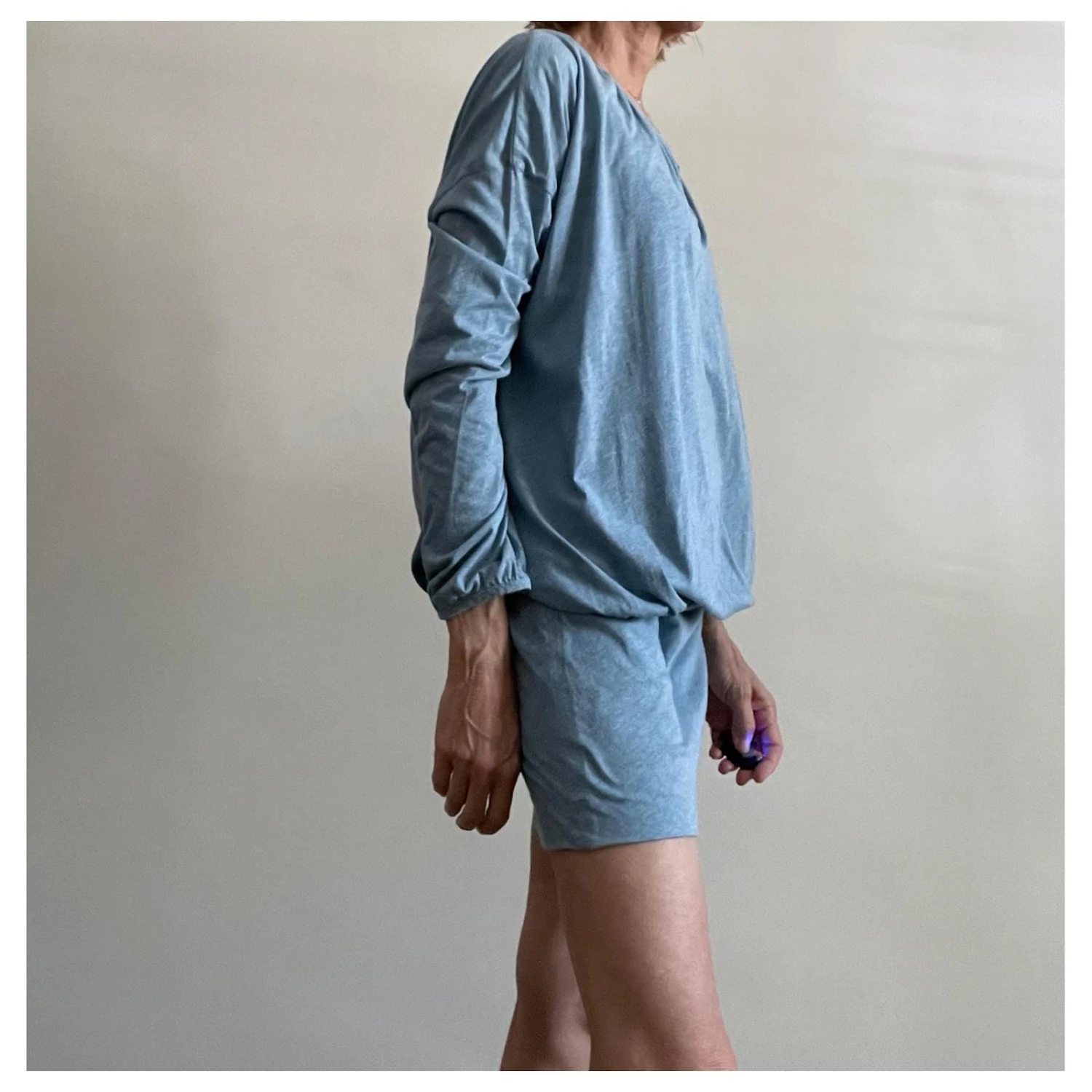 Autre Marque Tunika-Kleid Oder Minikleid Baumwolle Blau T.36-38 Hellblau 9 Autre Marque Tunika-Kleid Oder Minikleid Baumwolle Blau T.36-38 Hellblau – Bild 9