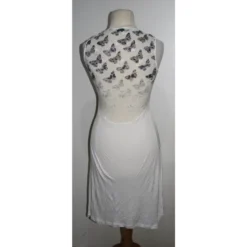 Costume National Kleid Mit Spitze Weiß -Deutschland Fem Leucht Verkaufs-Shop 92899 4