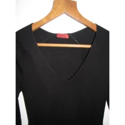 Hugo Boss Kleid Stricken Schwarz -Deutschland Fem Leucht Verkaufs-Shop 92928 5