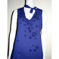 Karen Millen Atemberaubendes Kleid Neu Blau 11 Karen Millen Atemberaubendes Kleid Neu Blau -Deutschland Fem Leucht Verkaufs-Shop 98533 3