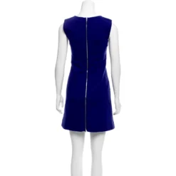 Diane Von Furstenberg DvF Carpreena Kleid Blau -Deutschland Fem Leucht Verkaufs-Shop 98618 3