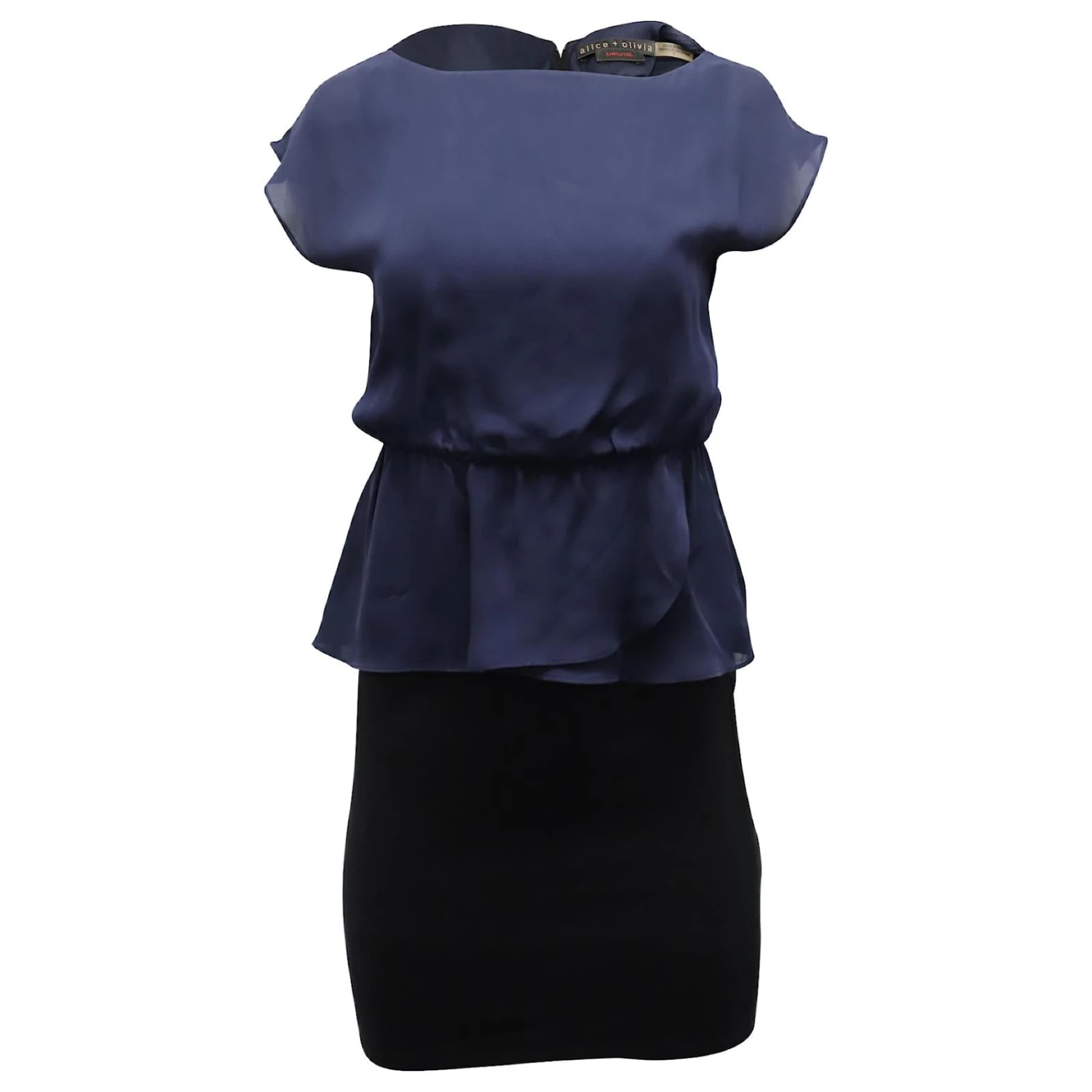 Alice + Olivia Zwei-in-Eins-Kleid Aus Mehrfarbiger Seide Mehrfarben 1 Alice + Olivia Zwei-in-Eins-Kleid Aus Mehrfarbiger Seide Mehrfarben