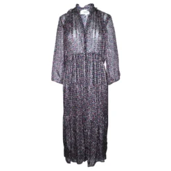 Ba&Sh Oversize-Kleid Mit Mehrfarbigem Print