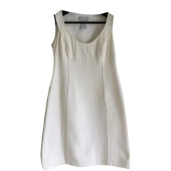 Celine Céline Ärmelloses Kleid Aus Wolle Und Baumwolle Roh