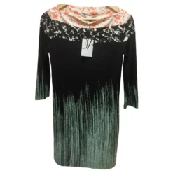 Diane Von Furstenberg Ruri Rockscape Kleid Schwarz Mehrfarben