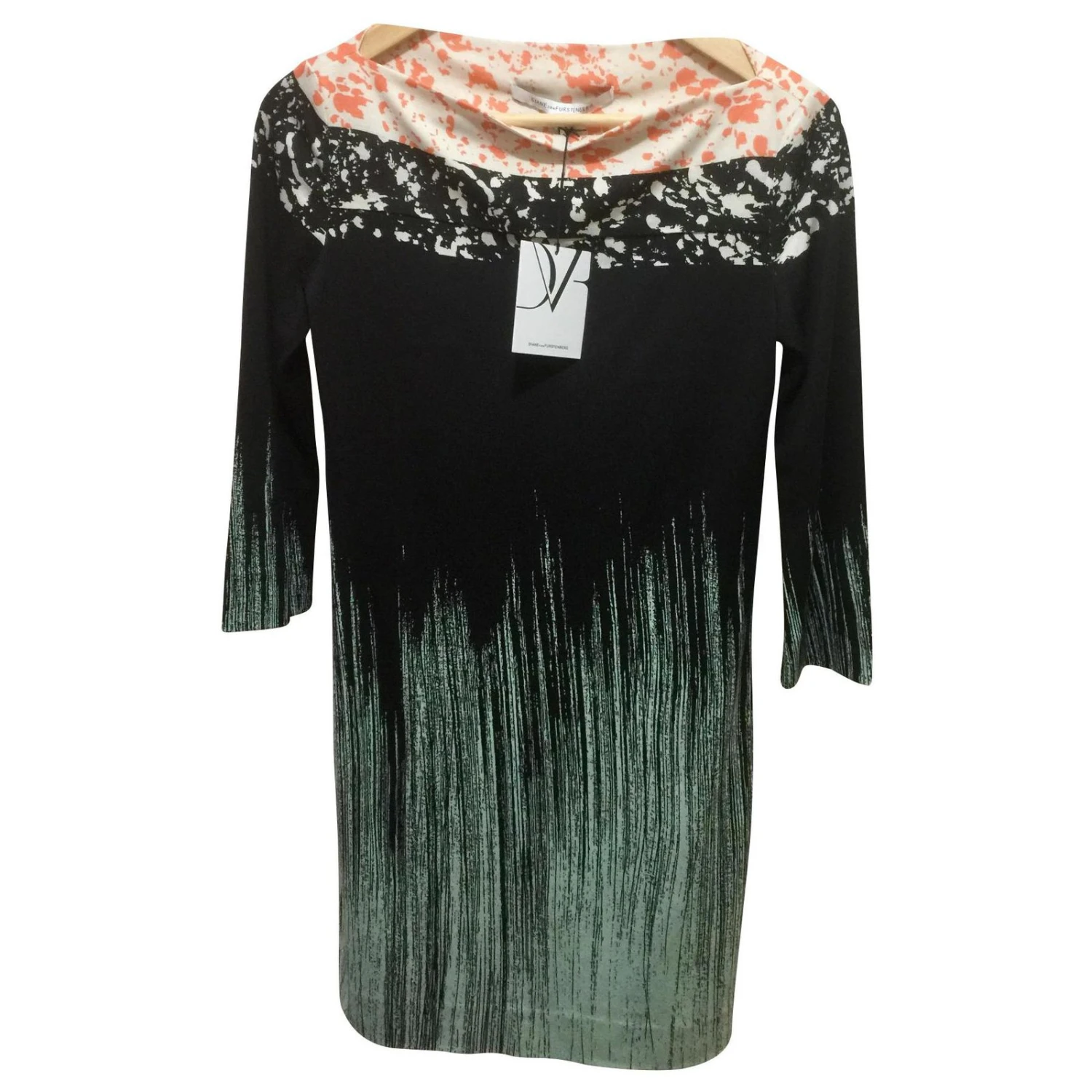 Diane Von Furstenberg Ruri Rockscape Kleid Schwarz Mehrfarben 1 Diane Von Furstenberg Ruri Rockscape Kleid Schwarz Mehrfarben