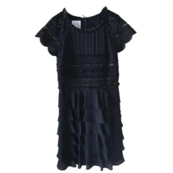 Edward Achour Kleid Schwarz