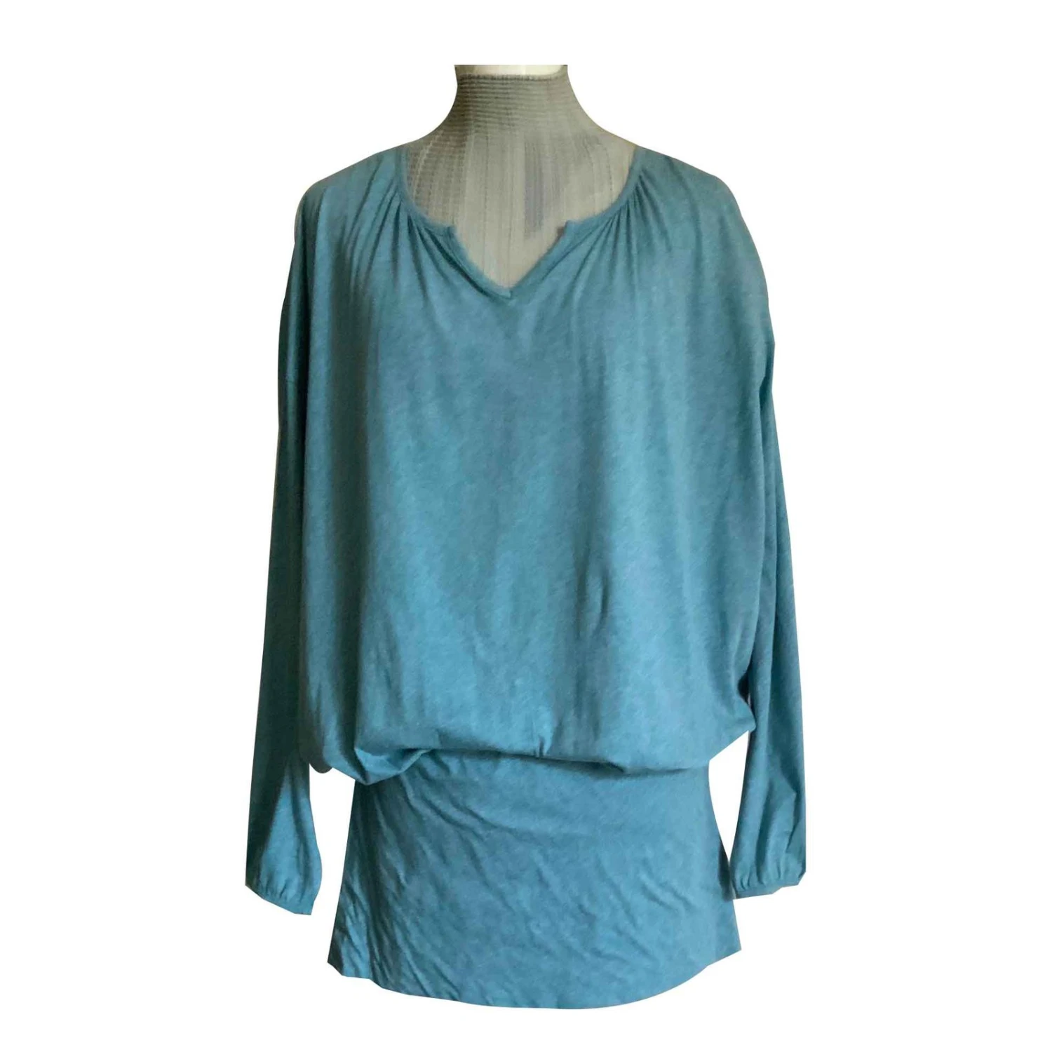 Autre Marque Tunika-Kleid Oder Minikleid Baumwolle Blau T.36-38 Hellblau 1 Autre Marque Tunika-Kleid Oder Minikleid Baumwolle Blau T.36-38 Hellblau