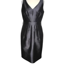 Hobbs Kleid Aus Wollseide Silber Grau