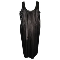 Hugo Boss Metallic Graues Kleid Anthrazitgrau