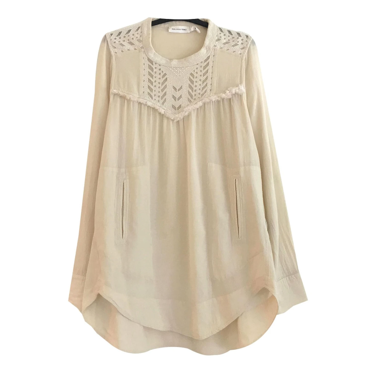 Isabel Marant Etoile Tunika-Kleid Roh 1 Isabel Marant Etoile Tunika-Kleid Roh