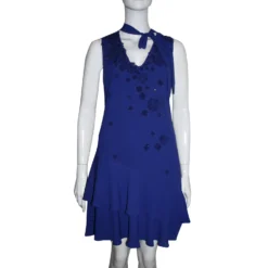 Karen Millen Atemberaubendes Kleid Neu Blau