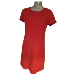 Autre Marque Orange Kleid 123 In Ziegenkruste