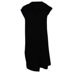 Maison Martin Margiela Kleid Mit Verdrehtem Ausschnitt Aus Schwarzem Polyester
