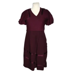 Marc By Marc Jacobs Kleid Aus Wollmischung Bordeaux
