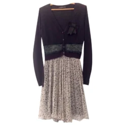 Simona Barbieri Kleid - Twin Set Marineblau