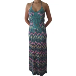 Autre Marque Himmel Kleid Mehrfarben