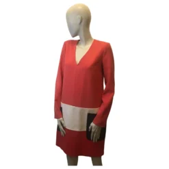 Max Mara Kleid Mit Langen Ärmeln Mehrfarben