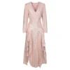 Stella Mc Cartney Stella McCartney Asymmetrisches Kleid Mit Animal-Print Pink