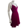 Kleid Aus Seidenchiffon Von Marchesa Notte Mit Juwelenbesetzten Trägern Pink Fuschia