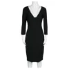 Diane Von Furstenberg DVF Razel Kleid Schwarz