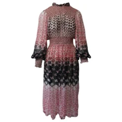 Temperley London Kleid Mit Mia-Print Aus Mehrfarbiger Seide Mehrfarben
