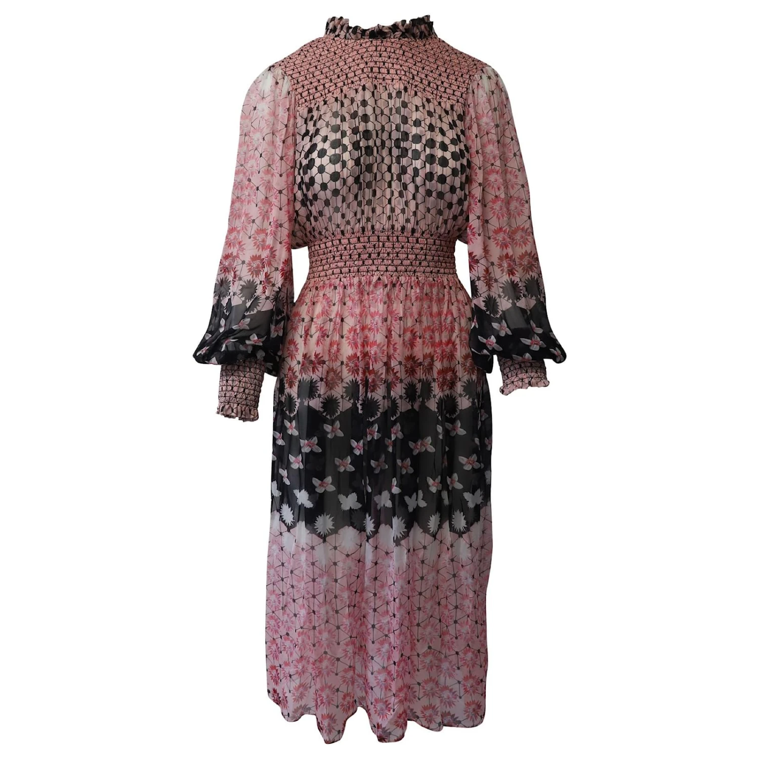 Temperley London Kleid Mit Mia-Print Aus Mehrfarbiger Seide Mehrfarben 1 Temperley London Kleid Mit Mia-Print Aus Mehrfarbiger Seide Mehrfarben
