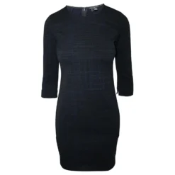 Theory Schmal Geschnittenes Marineblaues Kleid